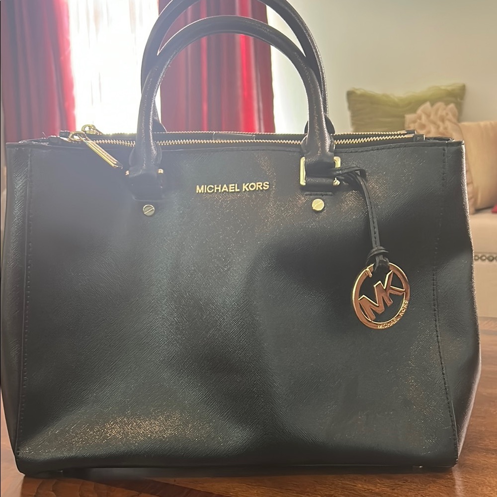 Michael Kors Black Satchel Bag